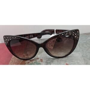 Circus by Sam Edelman Womens Cat Eye Sunglasses UV Protective Lens Rhinestones